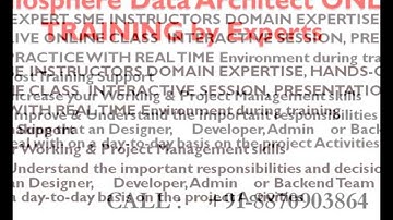 IBM Infosphere Data Architect Online Training