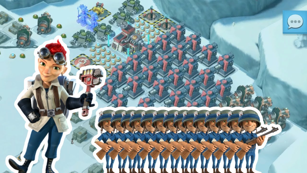 Boom Beach | All Riflemen Fun Gearheart War Factory