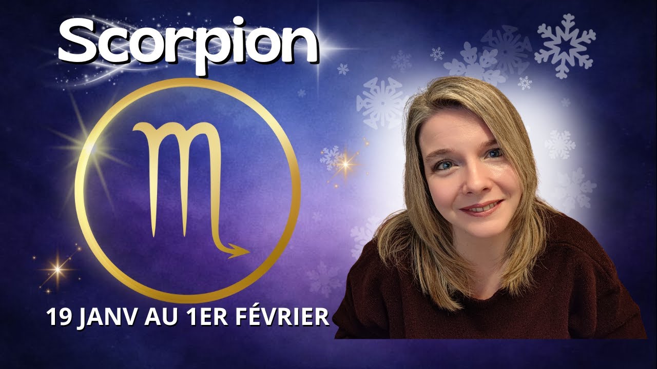 SCORPION ♏ | UNE OPPORTUNITÉ S’OUVRE À VOUS, LE CHANGEMENT EST POSITIF (19 janv. – 1er fév. 2026)