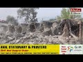 14 illegals shops/structures demolished by NHAI with the help of revenue and policeteamnearKunjwani