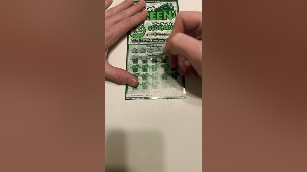 Winter green 008 njlottery youtube