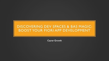 Easy Guide: Creating a Dev Space for Fiori Apps in BTP Cockpit