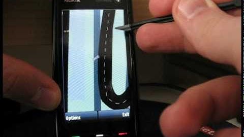 iRace - car racing game - touch/sensor on nokia 5800 - added drifting&track graphics