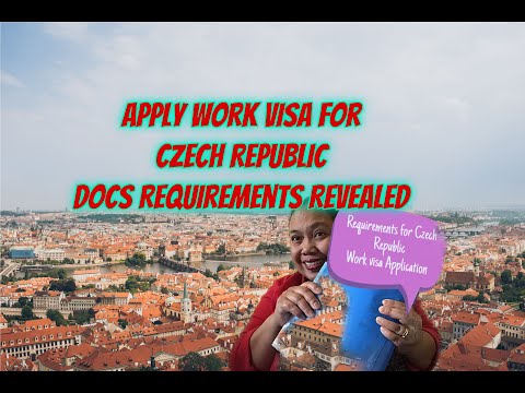 Video: Anong Mga Dokumento Ang Kinakailangan Para Sa Isang Visa Sa Czech Republic
