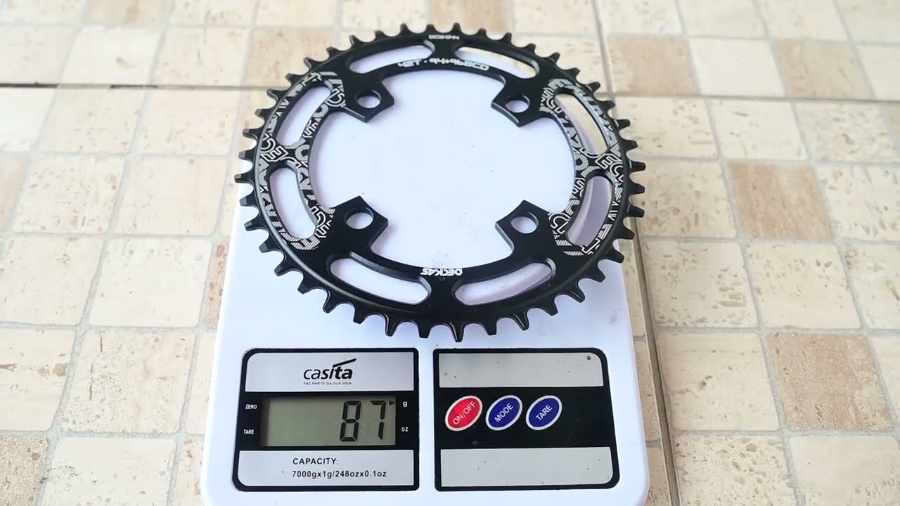 Coroa Deckas 42 dentes, instalação Monark All Cromoly 