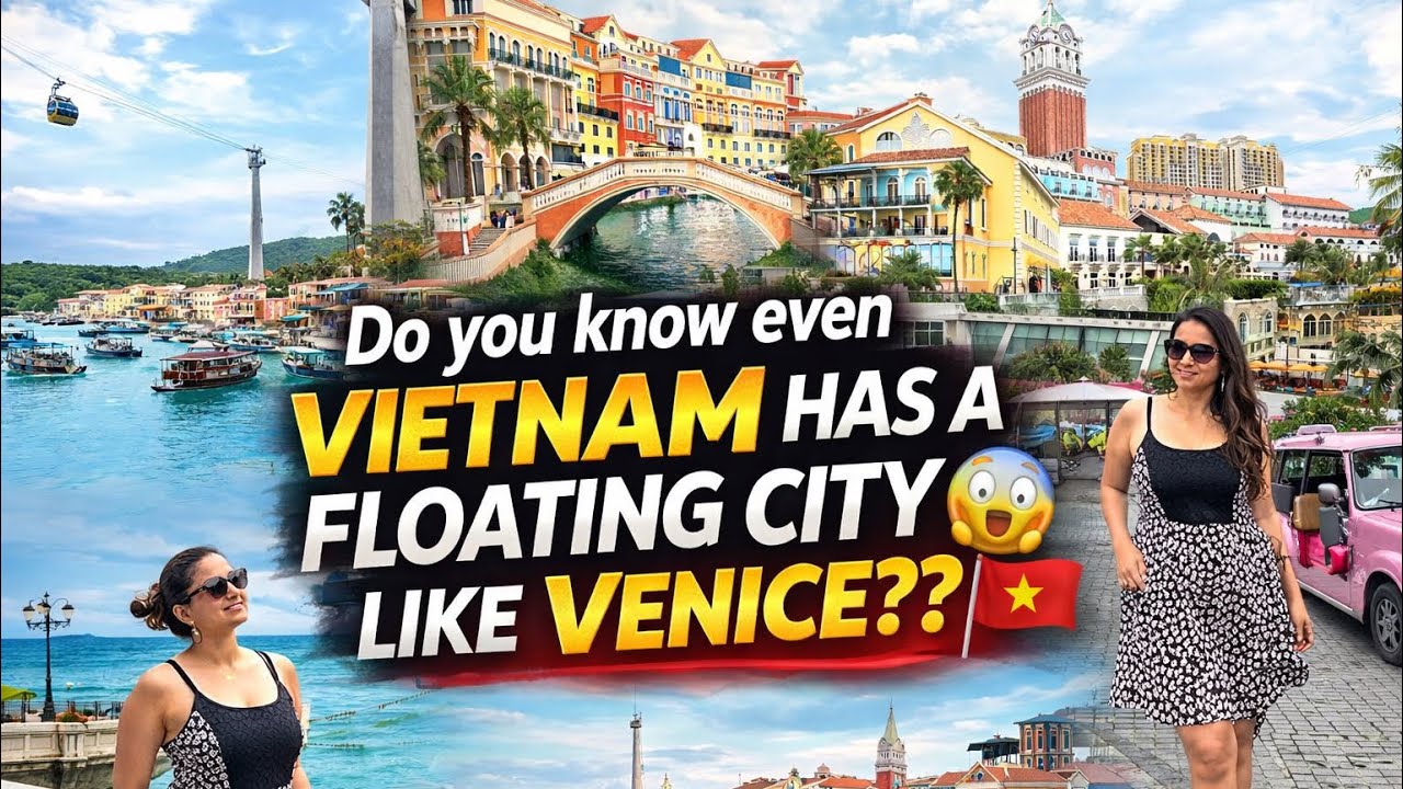 Vietnam Has a Floating City Like Venice?! 😳🇻🇳 | Phu Quoc Travel Vlog | Vietnam Series 🫶