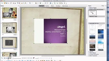 Open Office Presentation Tutorial: Digital Scrapbooking on Steroids Simple & Fast - Part 3