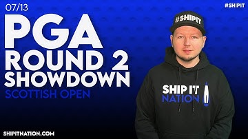 PGA Round 2 Showdown | July 13, 2023 | DraftKings DFS Picks, Plays and Process