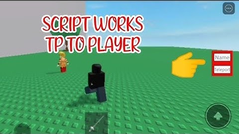 ROBLOX TELEPORT TO PLAYER SCRIPT using FLUXUS EXECUTOR played at Fencing game - script on comments