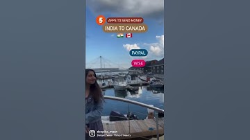 Apps to send money from india to Canada 🇮🇳 🇨🇦