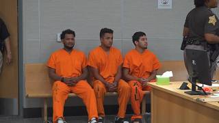 Jewelry store robbery suspects appear in court