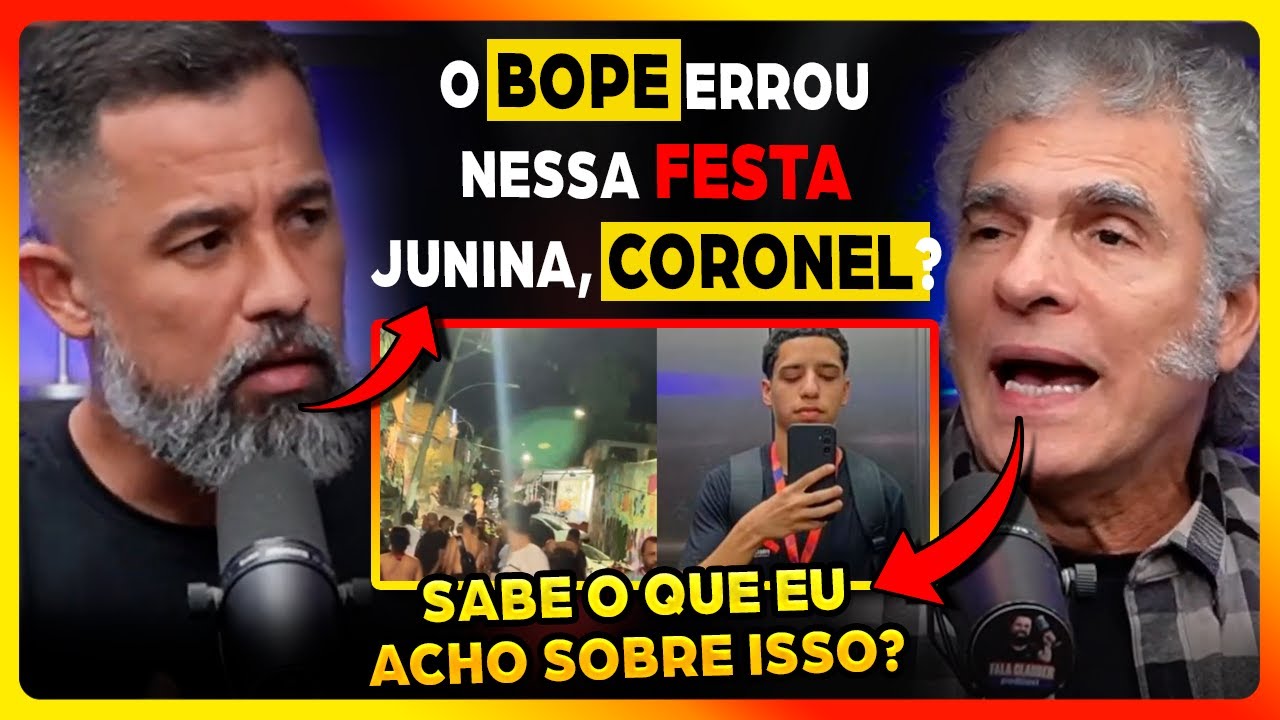 GLAUBER questiona CORONEL PRÍNCIPE sobre ERRO do BOPE | Fala Glauber Podcast #1