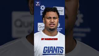 How Francis Mauigoa Is Approaching Training Camp 🤔 #francismauigoa #giants #nfl