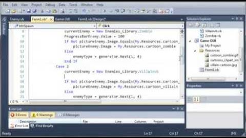 Visual Basic   149   Game Part 5 Creating New Enemies