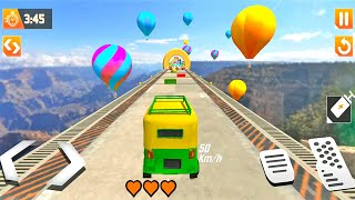 Uphill Taxi Auto Rickshaw Stunt Driving Game | Tuk Tuk Auto Rickshaw Stunt | Auto Rickshaw Racing screenshot 3