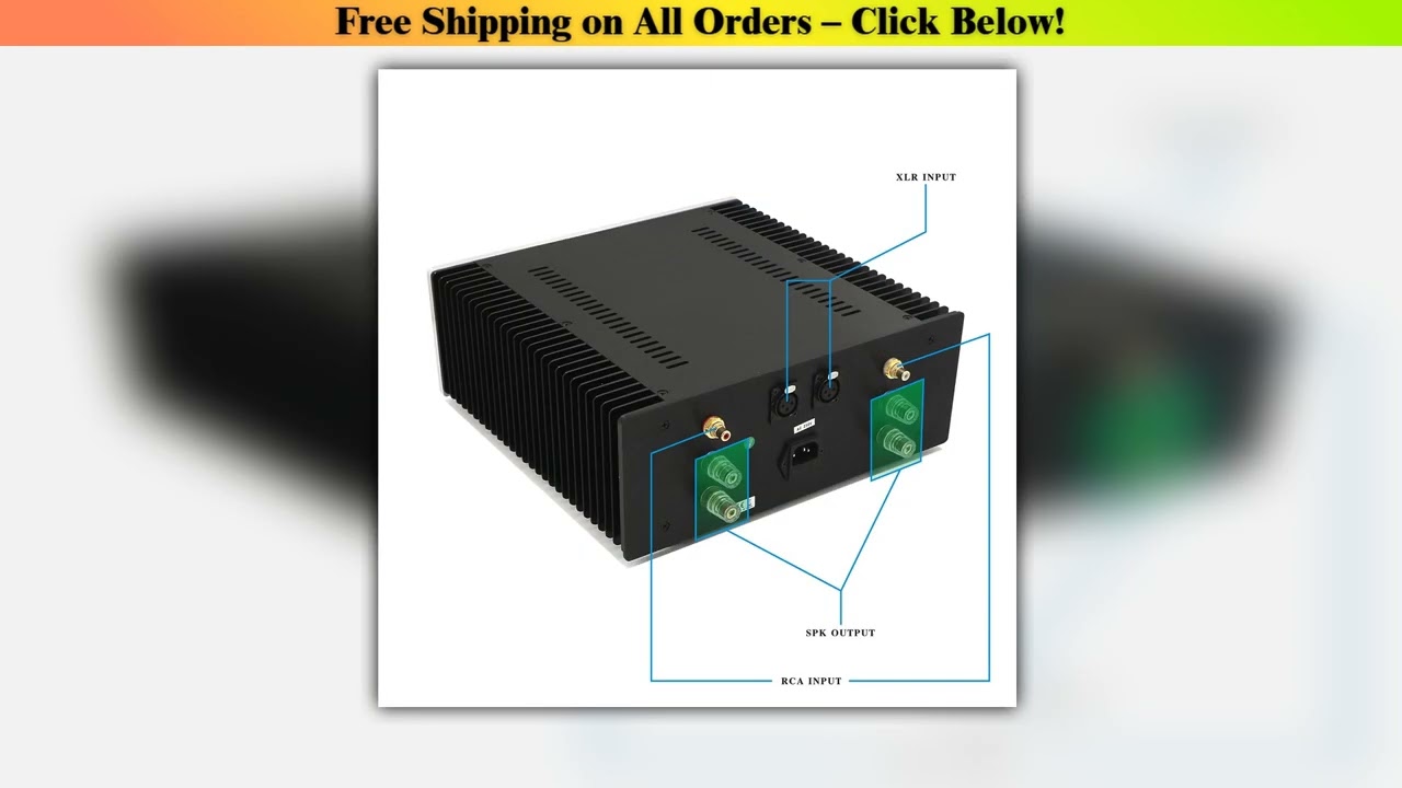 HIFI PASS AM Pure Class A Power amplifier 10W+10W Support XLR/RCA Input Wholesale Best Quality New