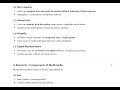 ccs352 Multimedia and automation|unit1 | Multimedia System, Characteristics, Elements ,components