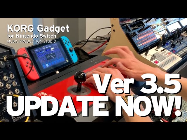 Update Now Korg Gadget For Nintendo Switch Ver 3 5 Youtube