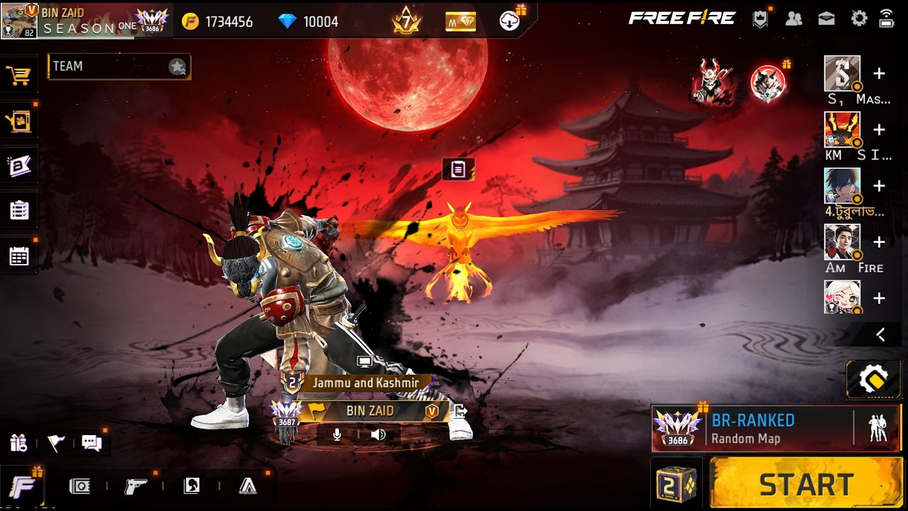 SERIOUS RANK PUSH ON LIVE || BIN ZAID GAMING 👽#binzaid #freefirelive