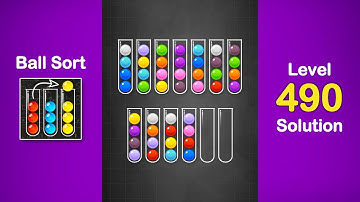 Ball Sort Puzzle Solution Level 490