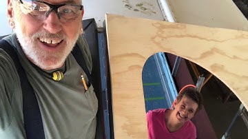 Skylight windows - Vlog 13 School Bus Conversion