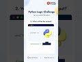 From Logic to Code: Python Challenges Every Developer Should Try | Quality Thought