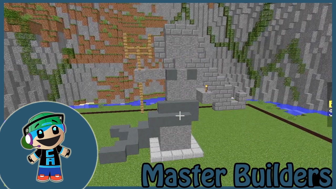 Master Builders Building Mini Game On Mineplex Mermaid Statue Minecraft Youtube - master builder roblox