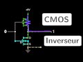 Cmos  inverseur logique porte non