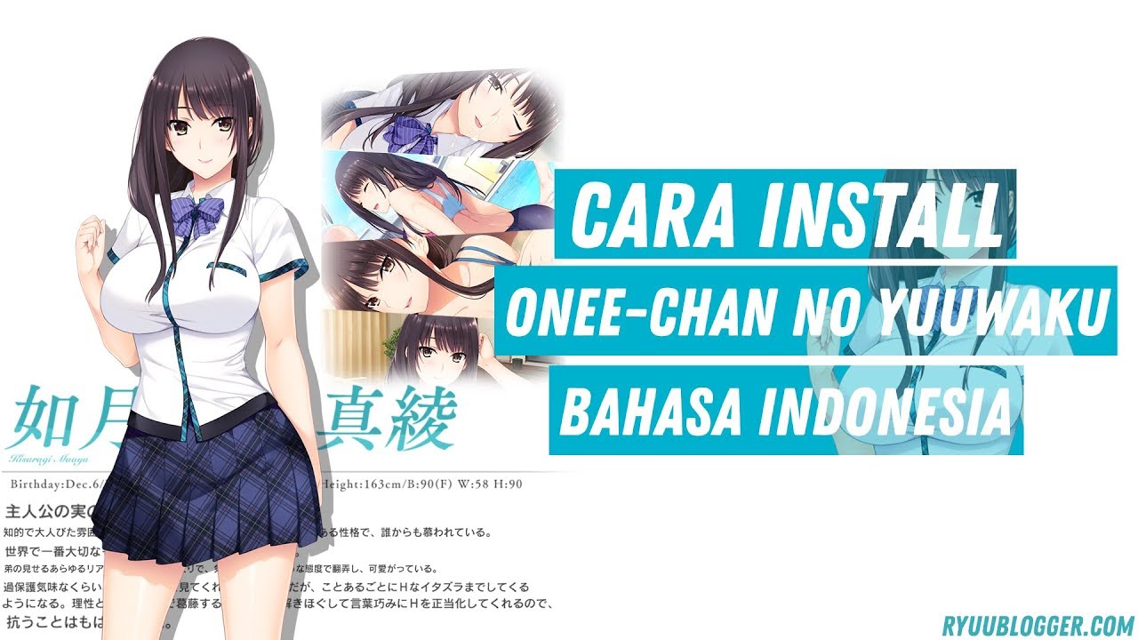 Cara Install Onee Chan No Yuuwaku Visual Novel Bahasa Indonesia Youtube