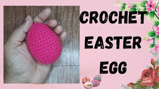 Crochet Easter Egg, very simple and very easy totally beginner friendly project #crochet