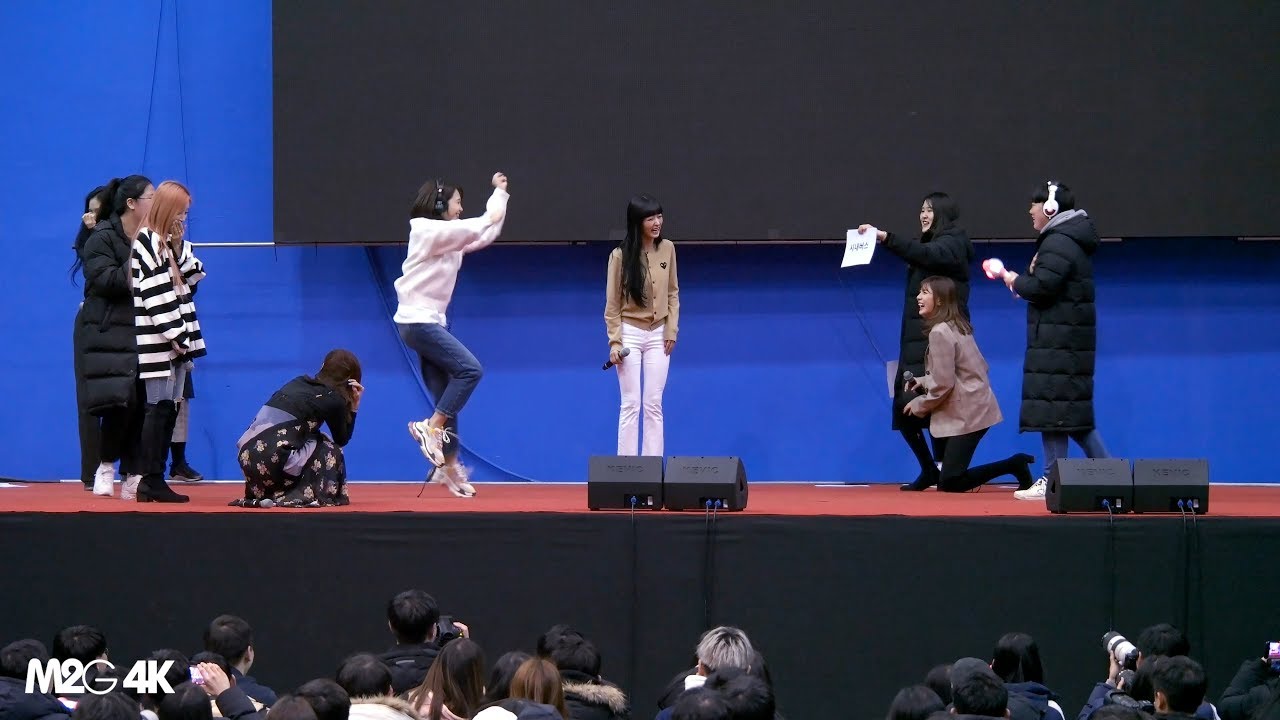 190120 에이핑크 ( 고요속의 외침 게임 ) 응응 막방 미니 팬미팅 4K