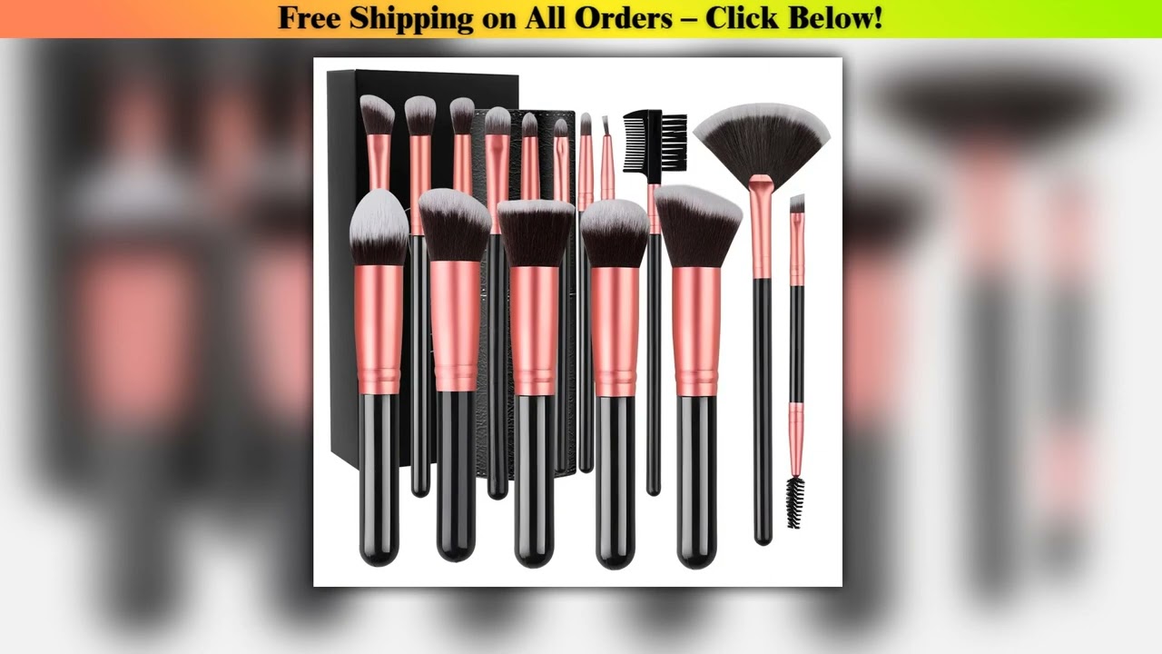 Professional 1416PCS Makeup Brushes Set Soft Fluffy Eye Shadow Foundation Blush Powder Concealers F