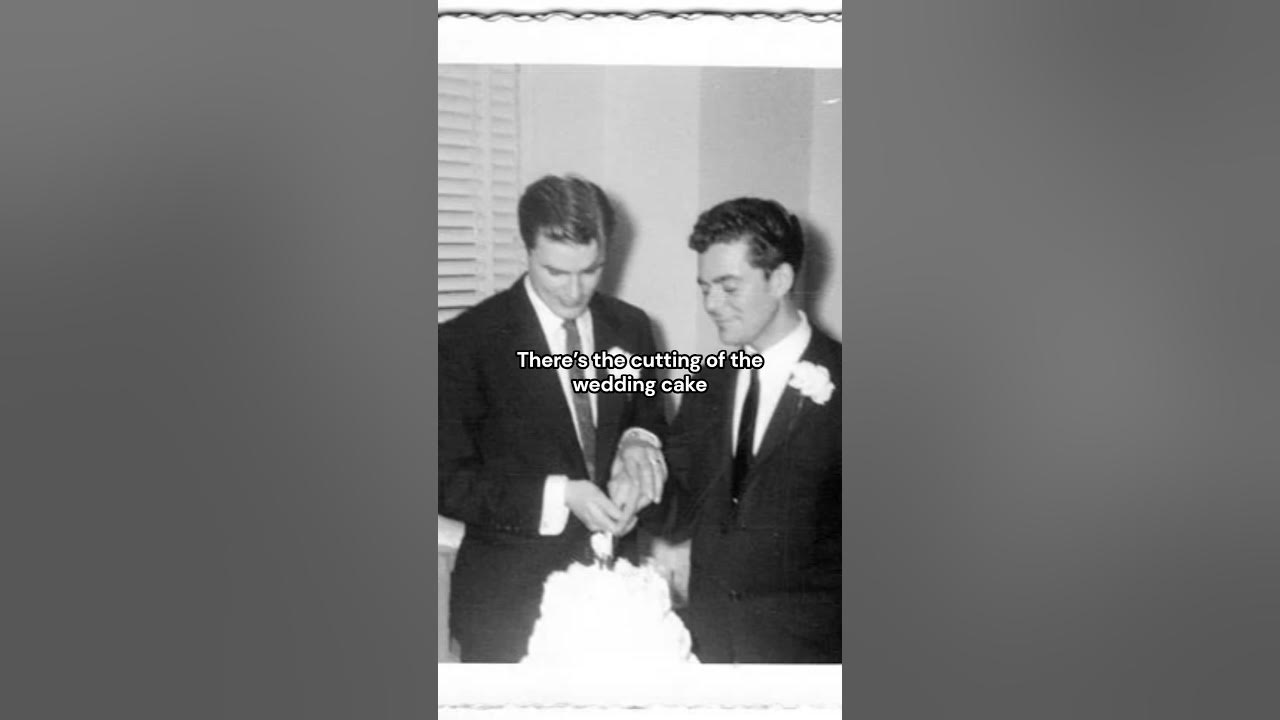It’s still unknown who the people in these photos are | The Photos of a Gay Wedding 1957 #history
