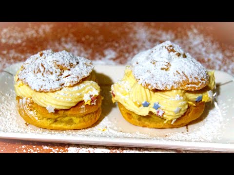 Cream Puffs and Eclairs. შუები და ეკლერები თხილით.Эклеры