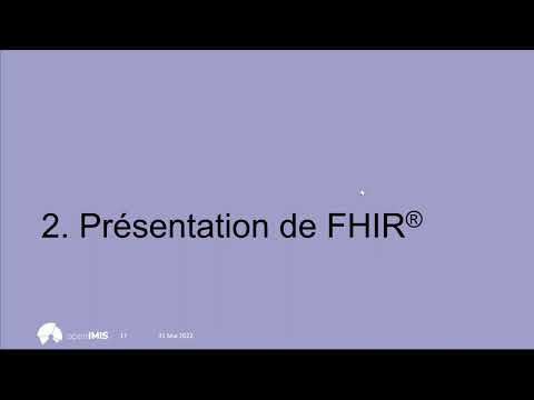 Webinaire: Interopérabilité avec openIMIS : Le module FHIR