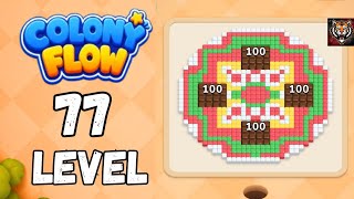 Colony flow Level 77 Walkthrough Solution
