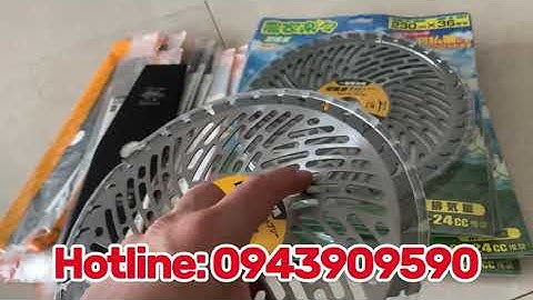Dao Cắt Cỏ Nhật Sanyo | Đĩa Cắt Cỏ Hợp Kim Nhật Bản | Lưỡi cắt cỏ loại tốt