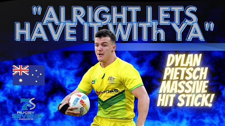 DYLAN PIETSCH obliterates a defender with a BIG HI...