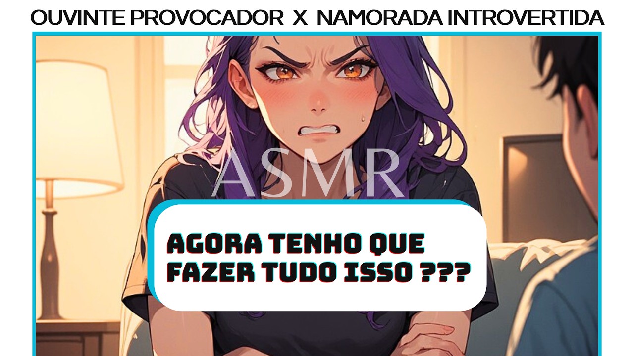 /ASMR/ Vc ganhou aposta e sua Namorada Introvertida vai fz oq vc mandar