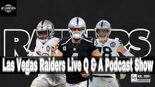 Las vegas raiders | live q & a podcast show