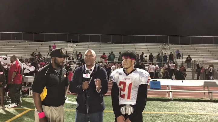 INTERVIEWS - ETIWANDA HS COACH WASH & RB LAWRENCE ...