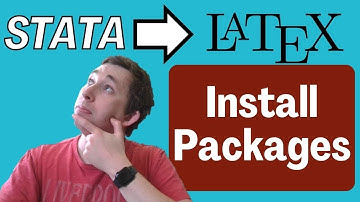 Easily Install Estout Stata and LaTeX Packages | Exporting Results Struggle
