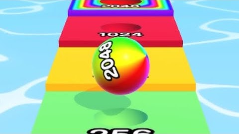 BALL RUN 2048  - All  Levels /Gameplay IOS  (Part 108).