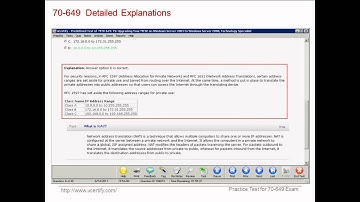 uCertify 70-649 Exam Practice Questions