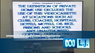 Opening To Free Willy 2 1996 Australian Vhs