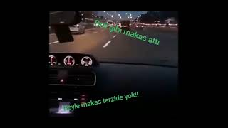 böyle makas terzide yok / çılgın şoför trafikde deli gibi makas attı