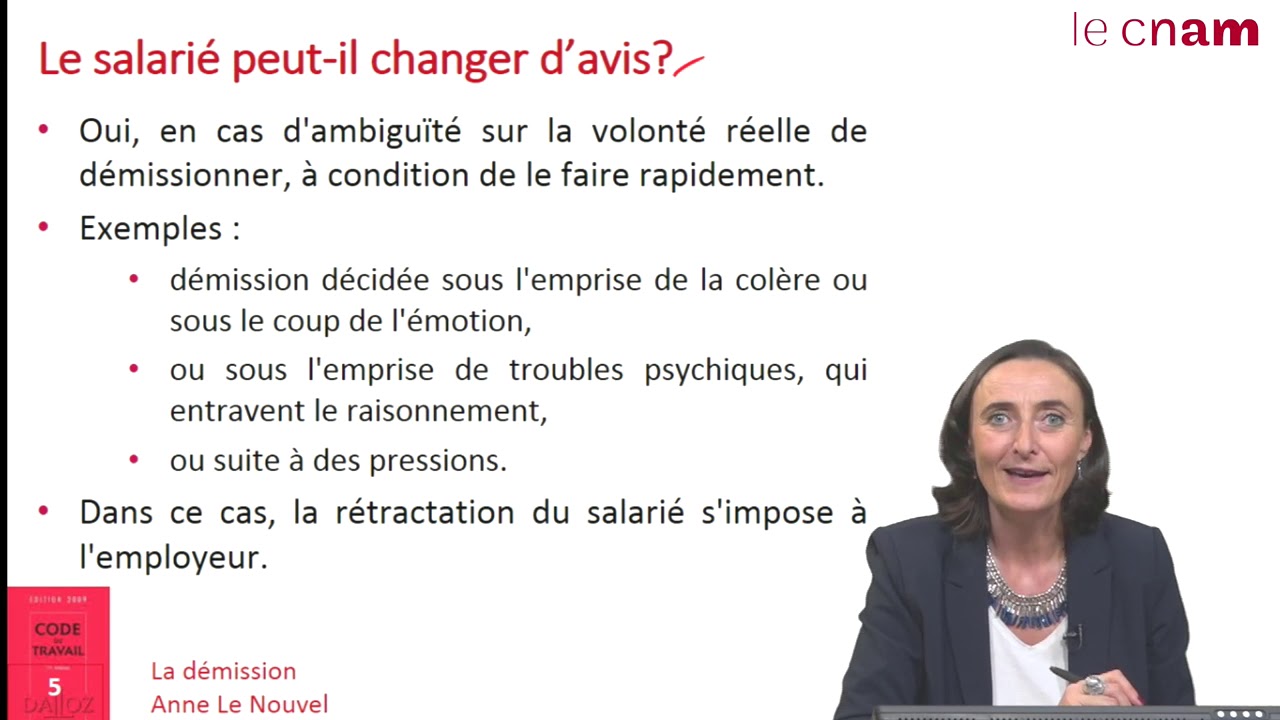S5 1 la démission