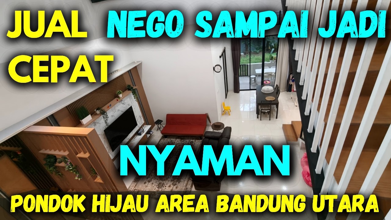 JUAL CEPAT NEGO SAMPAI JADI RUMAH MEWAH PONDOK HIJAU AREA BANDUNG UTARA #rumahmewah  