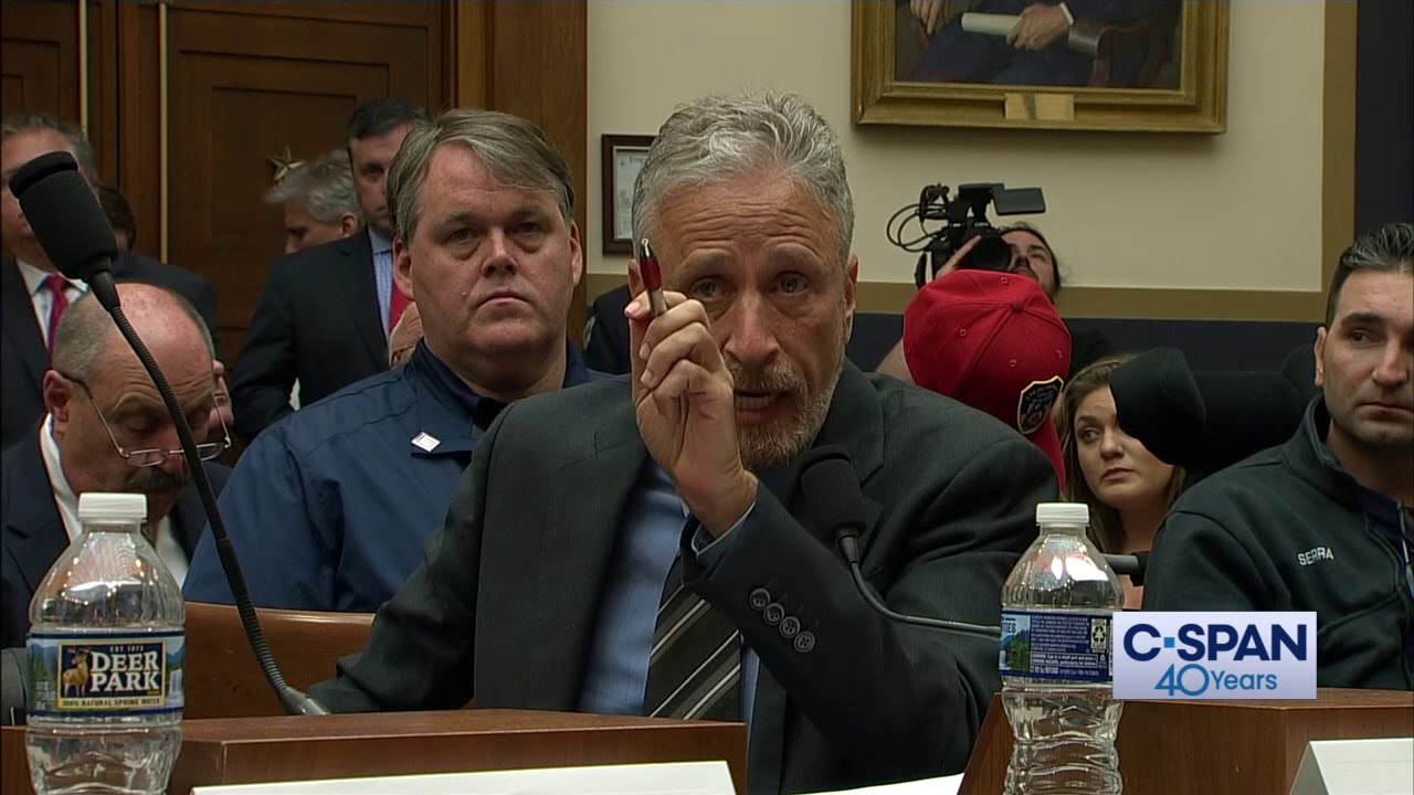 c-span channel Jon Stewart Opening Statement on 9/11 Victim Compensation Fund (C-SPAN)