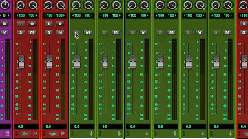 Pro Tools 101 Exercise 8 Tutorial Video: Creating a Basic Mix
